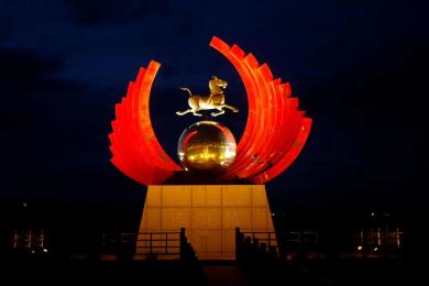 中國原子城景觀(guan)亮化工程(cheng)
